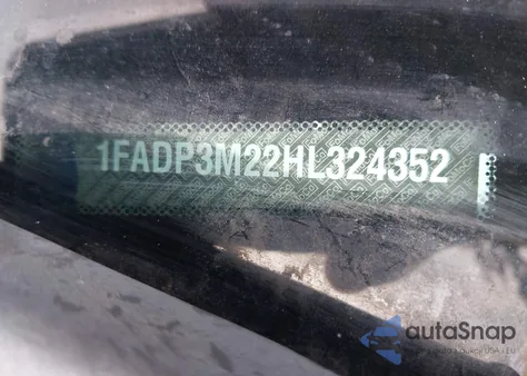 2017 Ford Focus Sel z USA, uszkodzony, nr VIN 1FADP3M22HL324352